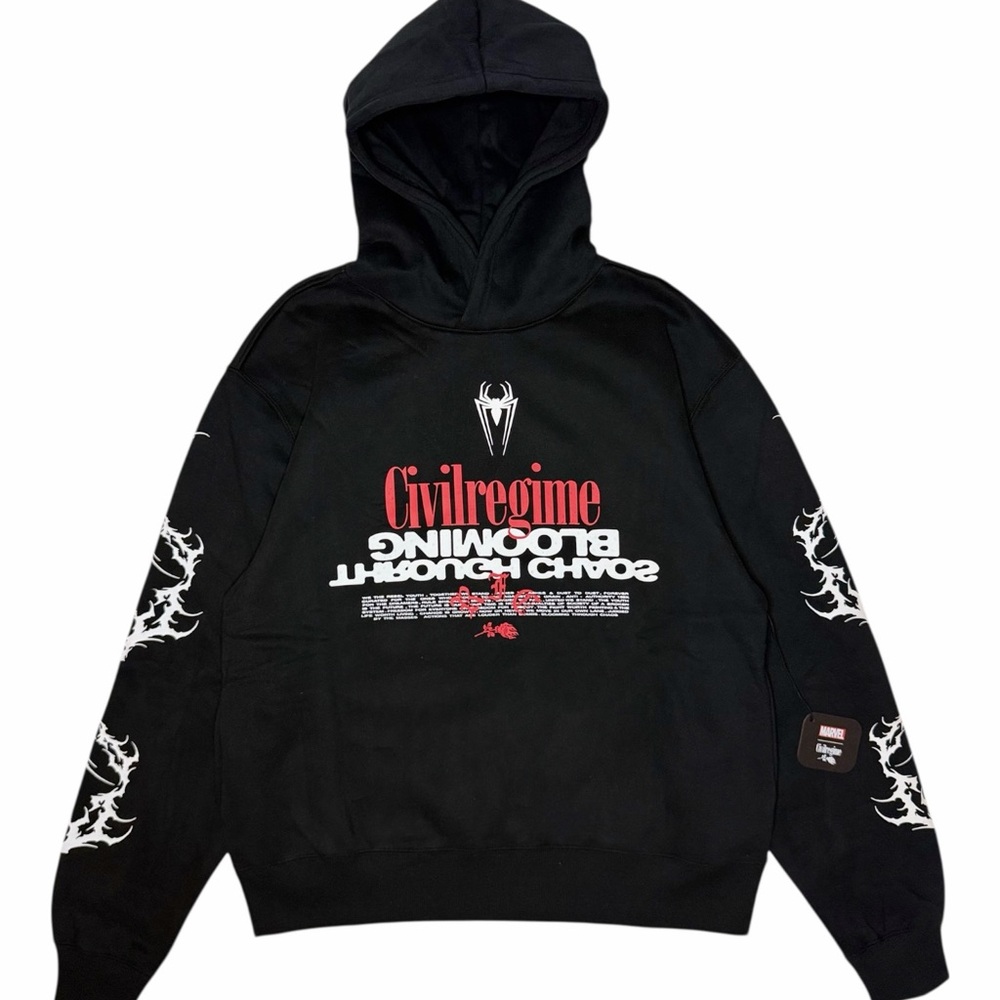 Spider-Man x civil regime tangle in time Graphic Hoodie